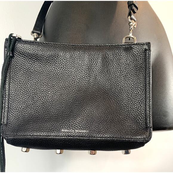 Rebecca Minkoff Studded bottom crossbody Black - Picture 1 of 9